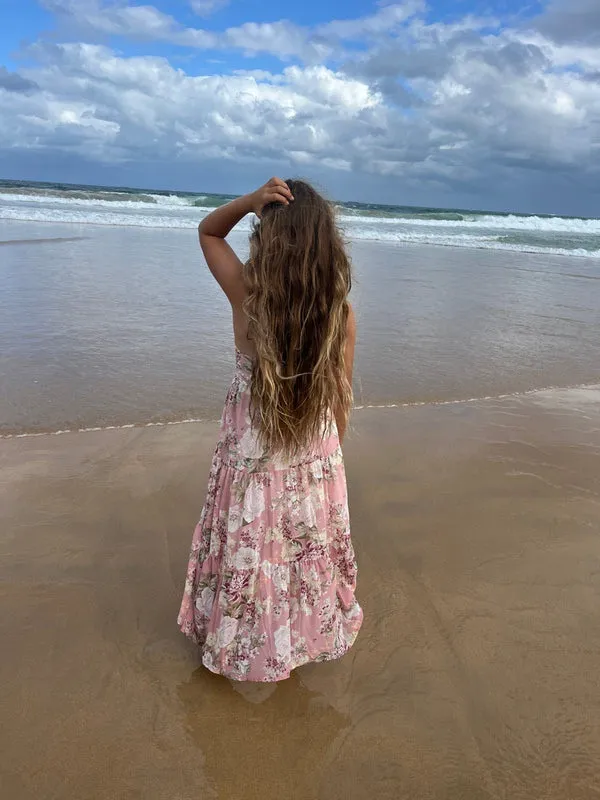 Savannah Girls Dusty Pink Maxi Dress