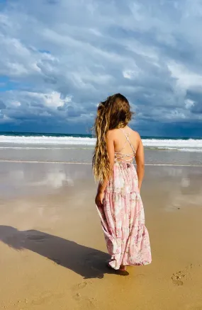 Savannah Girls Dusty Pink Maxi Dress