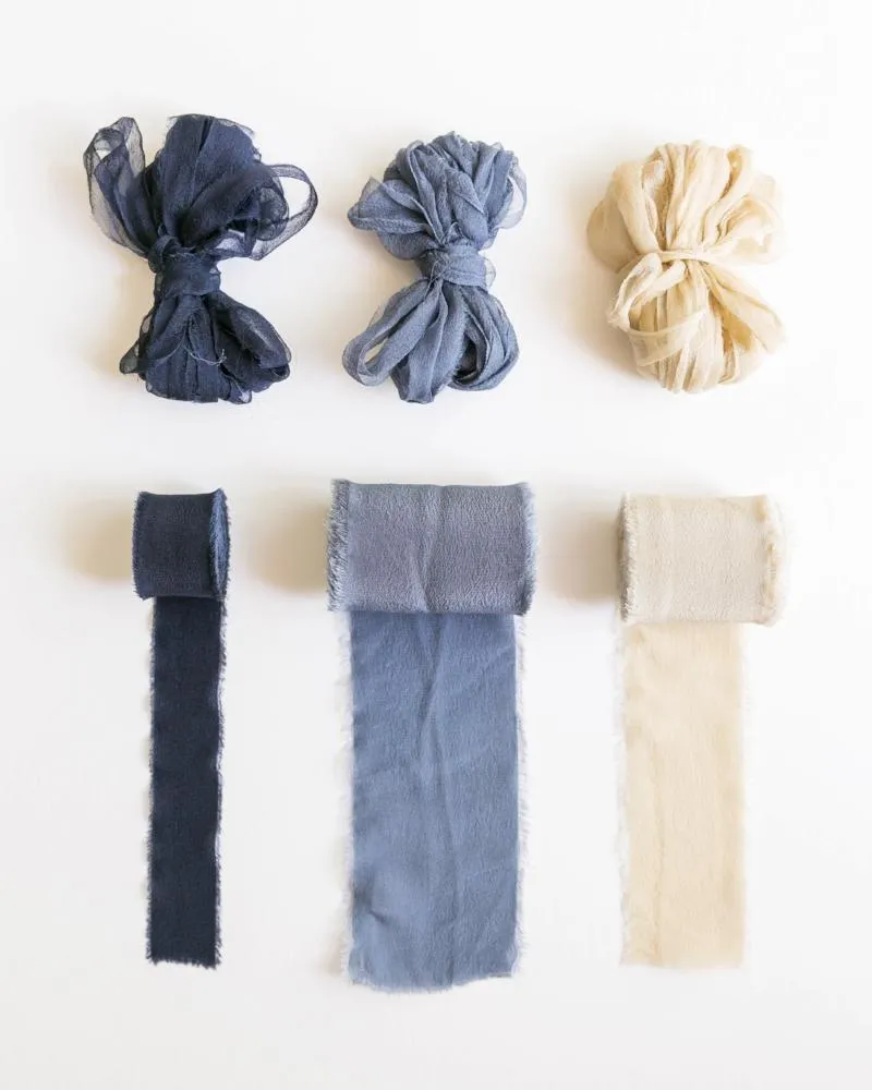 Silk Classic Ribbon in Storm