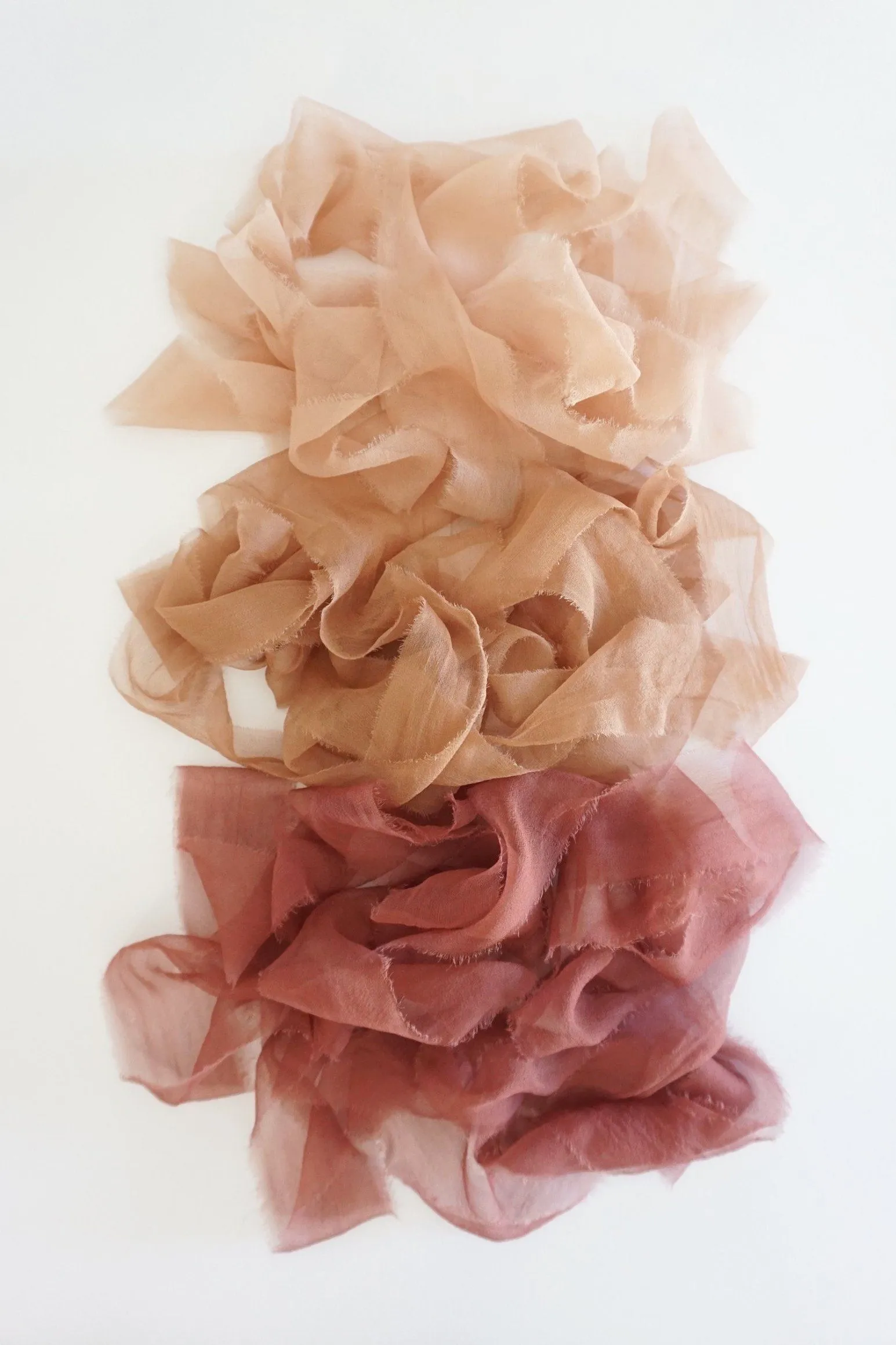 Silk Gossamer Ribbon in Copper