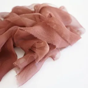 Silk Gossamer Ribbon in Copper