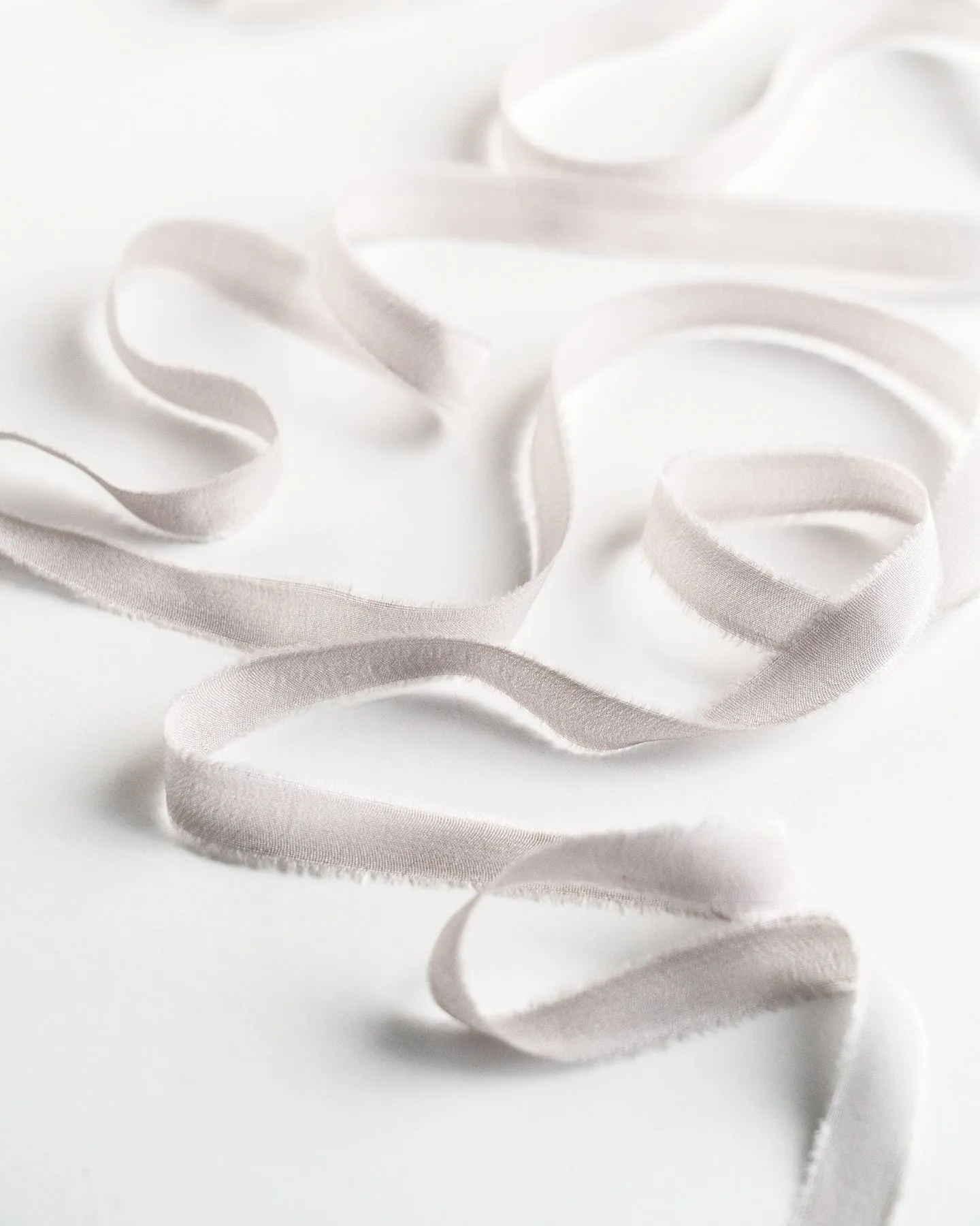 Silk Ribbon Trim in Stone