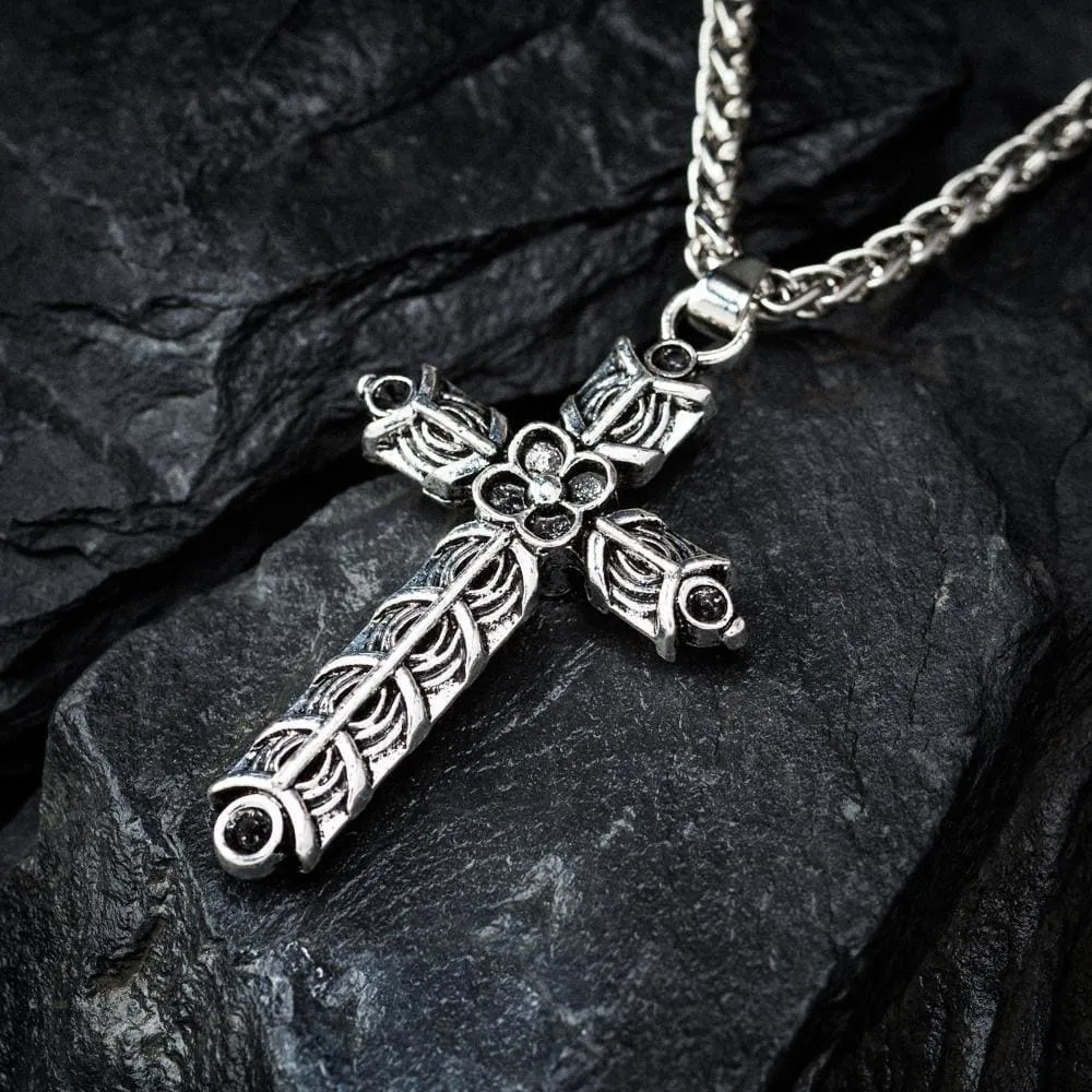Stainless Steel Athelstan's Cross Necklace