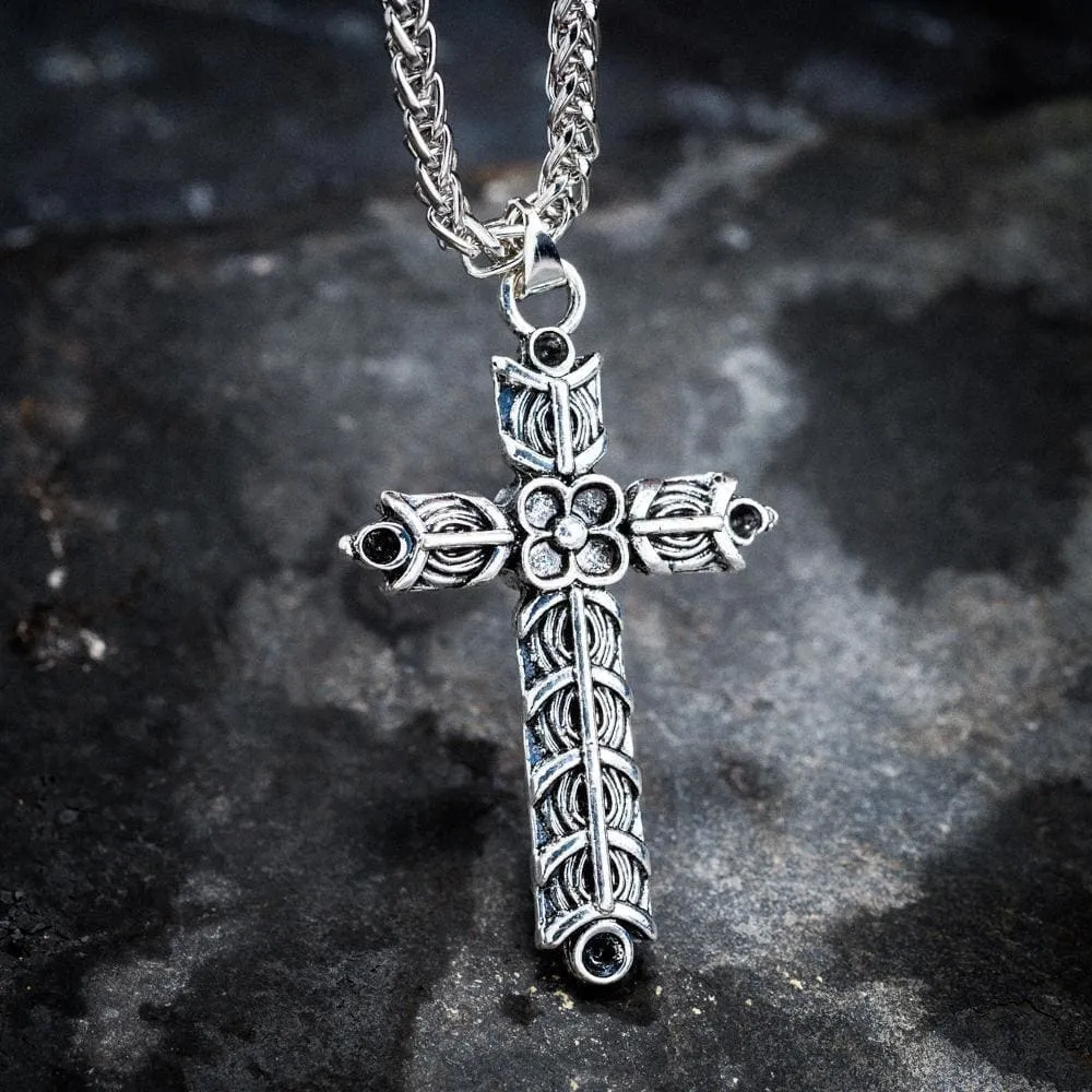 Stainless Steel Athelstan's Cross Necklace