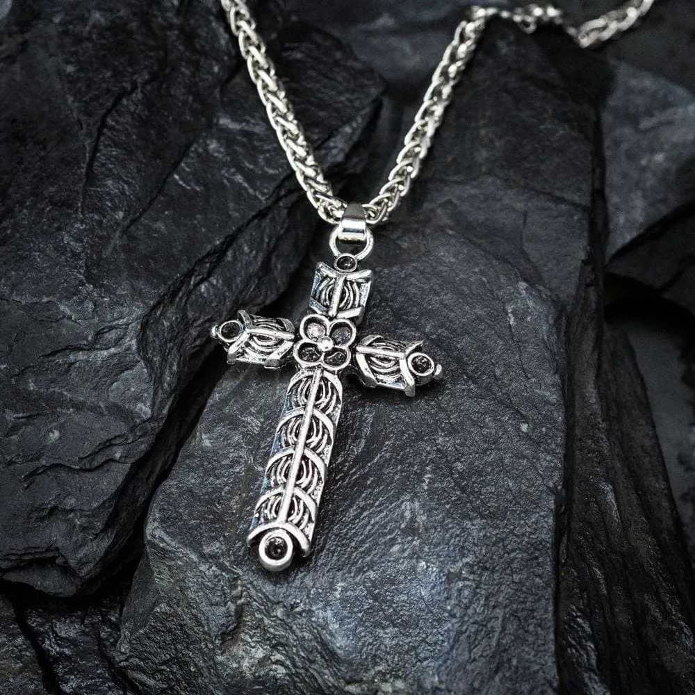 Stainless Steel Athelstan's Cross Necklace
