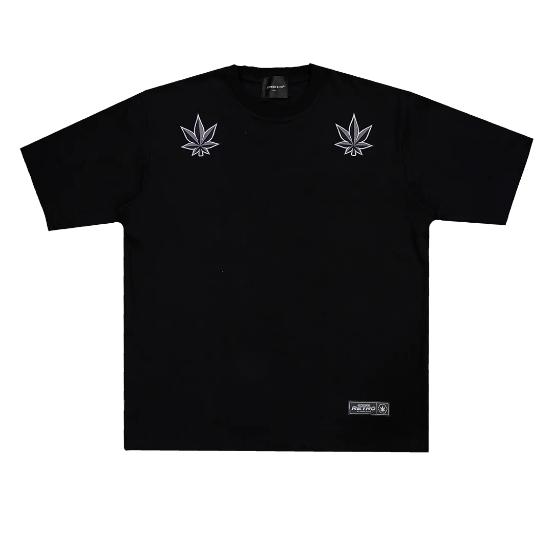 Stoned Retro : Knight Dragon UIP Tee Black