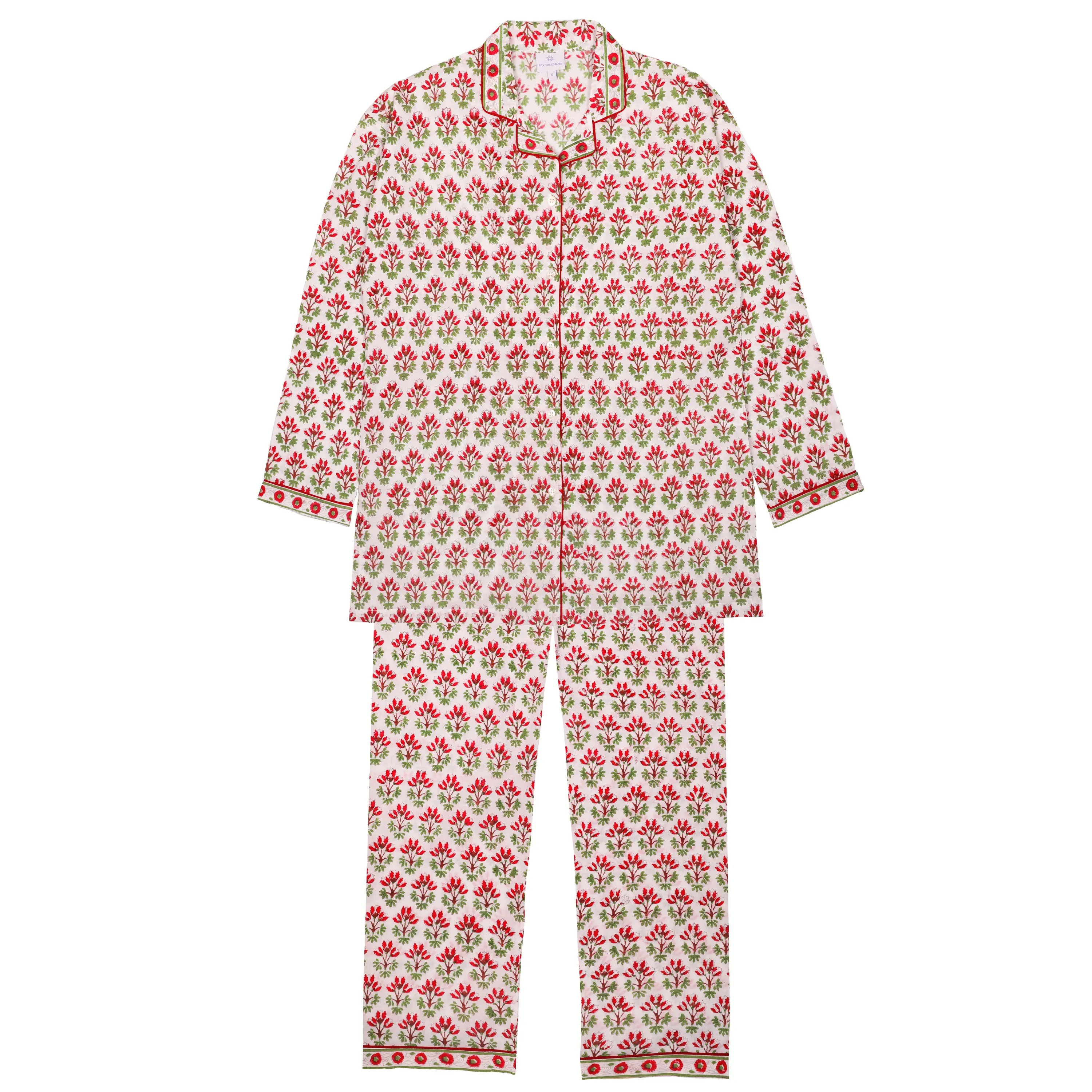 Teresa Cotton Pajama Long Sleeves Store Credit