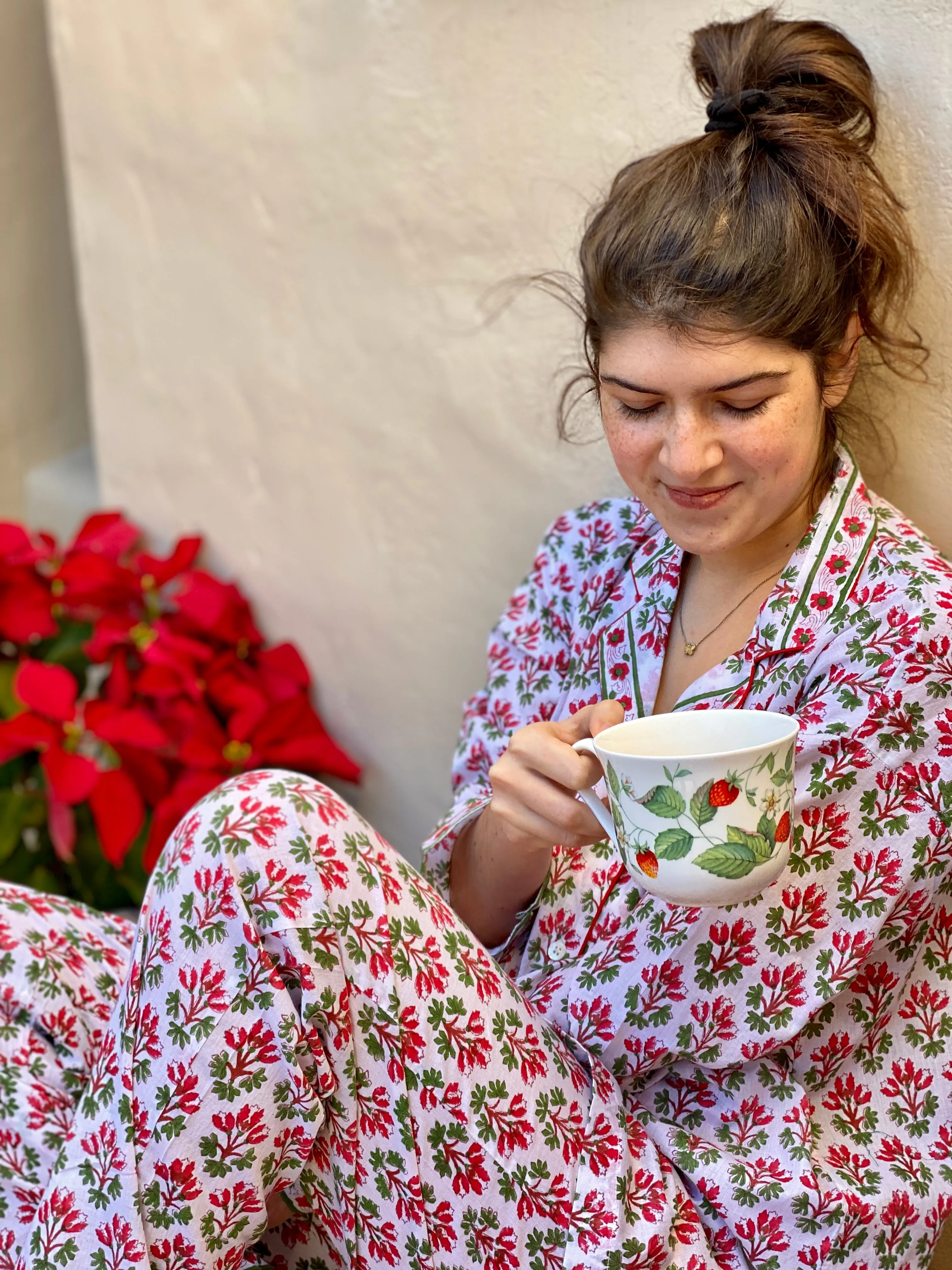 Teresa Cotton Pajama Long Sleeves Store Credit