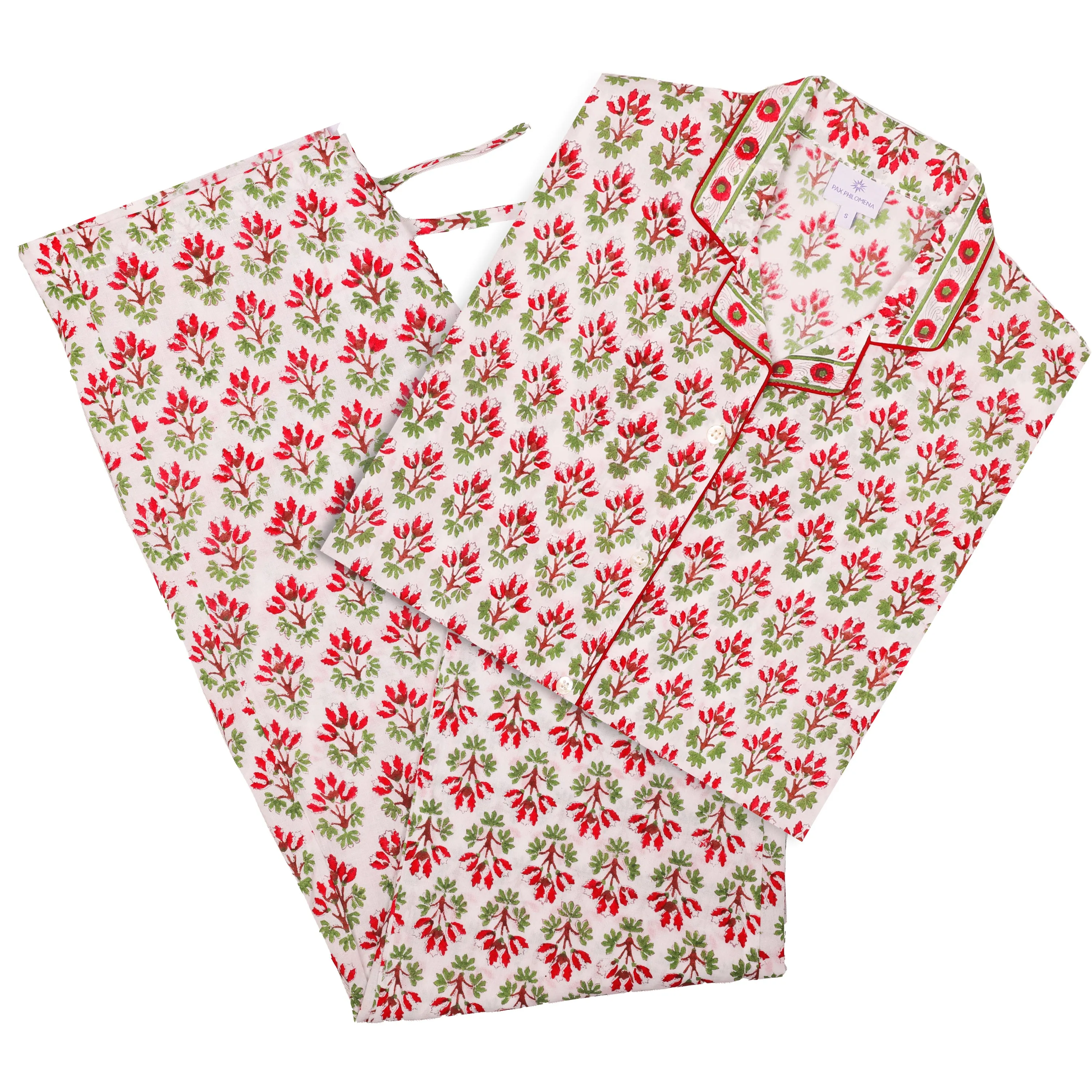Teresa Cotton Pajama Long Sleeves Store Credit