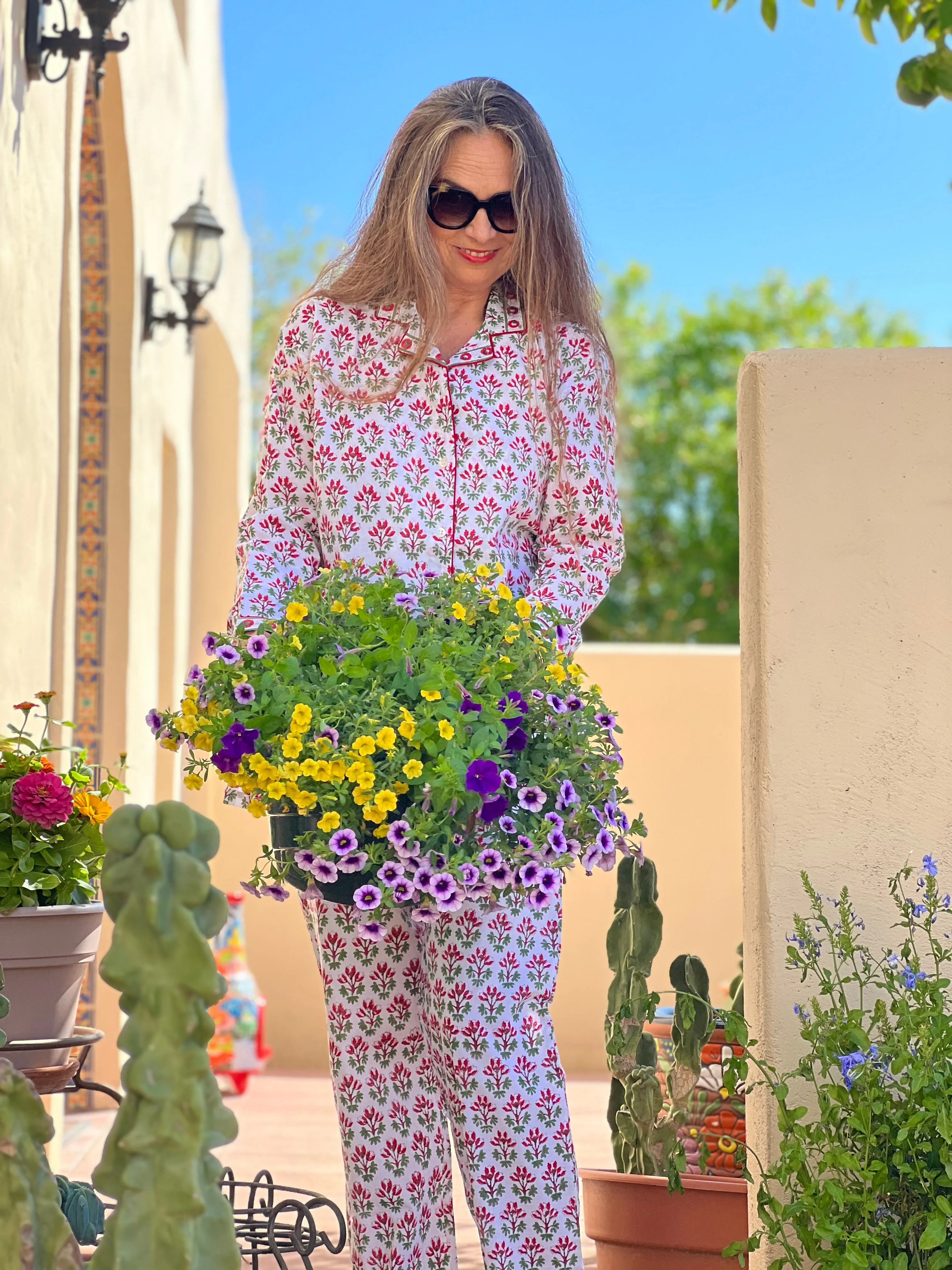 Teresa Cotton Pajama Long Sleeves Store Credit