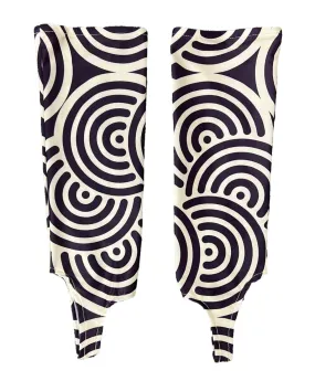 Under Socks (Inner Socks) Circle Pattern
