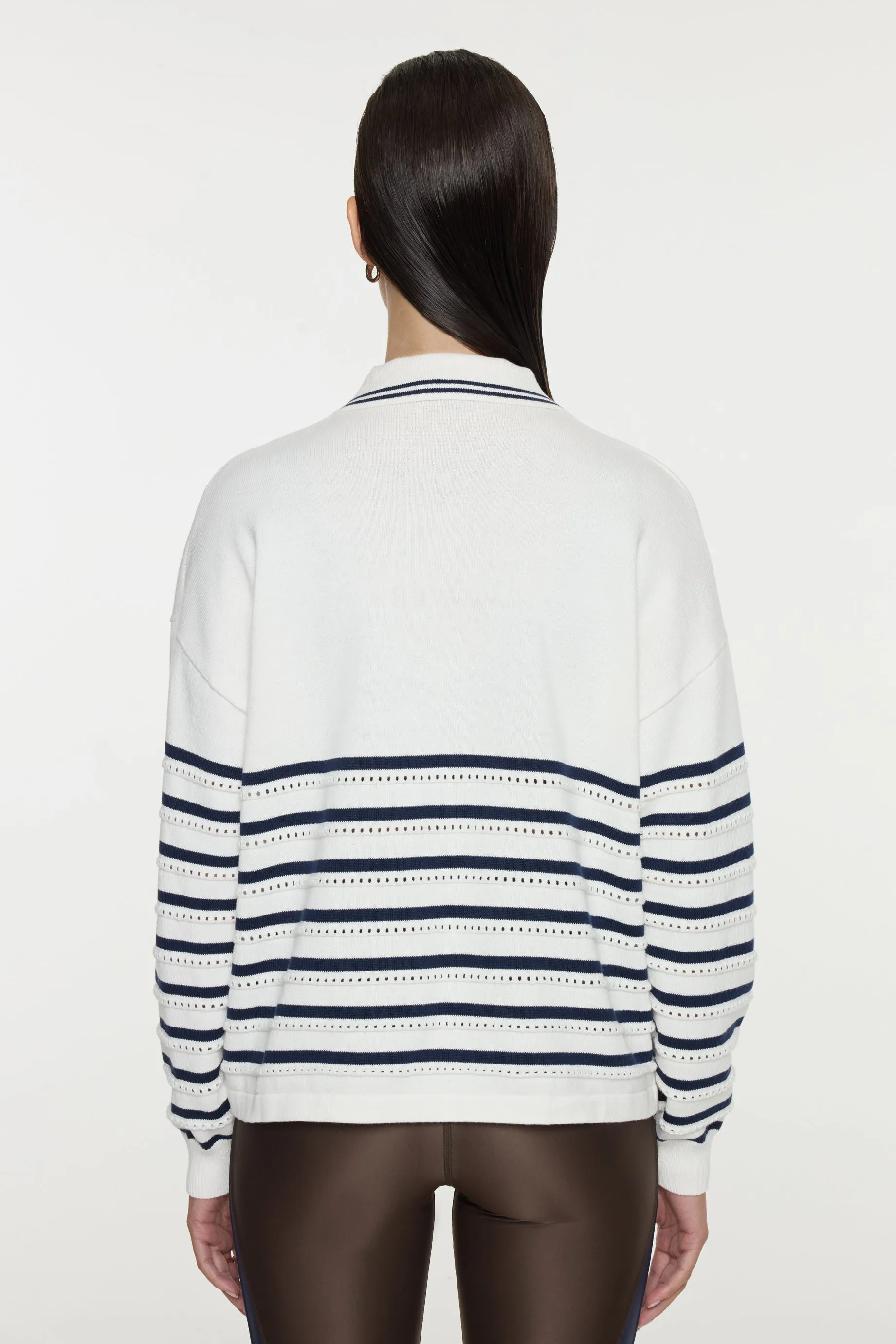 Wonder Knit Polo - Stripe