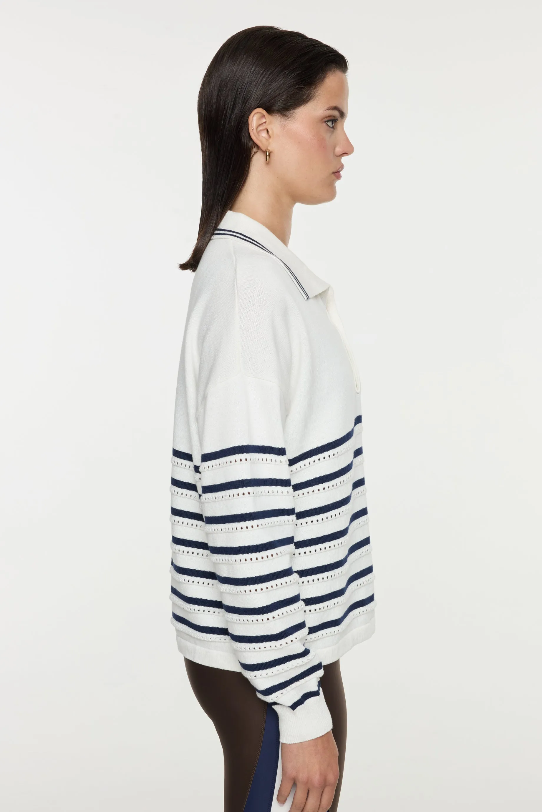 Wonder Knit Polo - Stripe